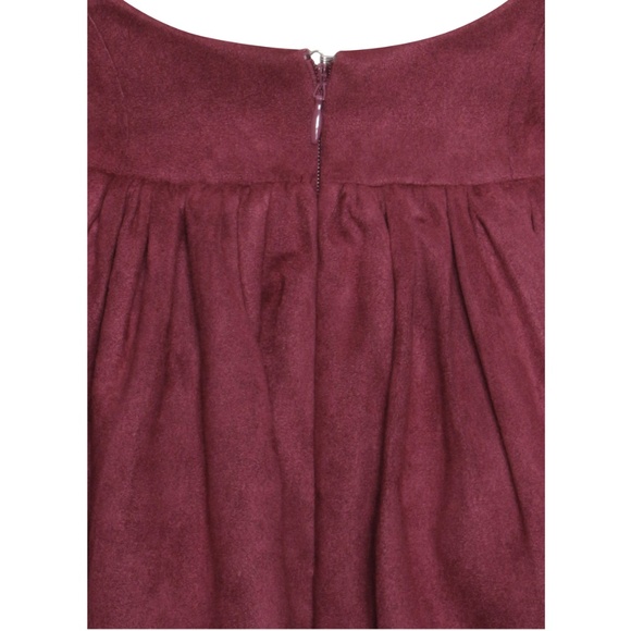 Miss Circle “Jacqueline” Backless Mini Dress in Burgundy — Size M - Picture 14 of 14